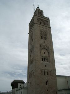 Il minareto della Moschea di Hassan II