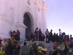 La chiesa di San Thomas - la scalinata